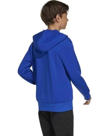 ADIDAS SUDADERA CON CAPUCHA ADIDAS SPORTSWEAR LOGO INFANTIL AZUL