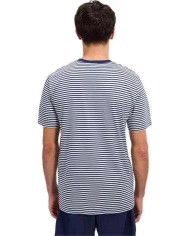 ELLESSE CAMISETA DE MANGA CORTA ELLESSE A RAYAS CON BOLSILLO PARA HOMBRE AZUL