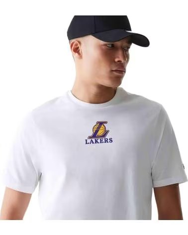 NEW ERA CAMISETA NEW ERA NBA LOS ANGELES LAKERS MANGA CURTA BRANCA MASCULINA BLANCO