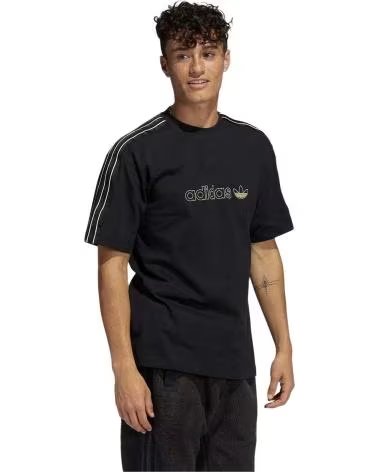 ADIDAS CAMISETA ADIDAS DE MANGA CURTA MASCULINA NEGRO