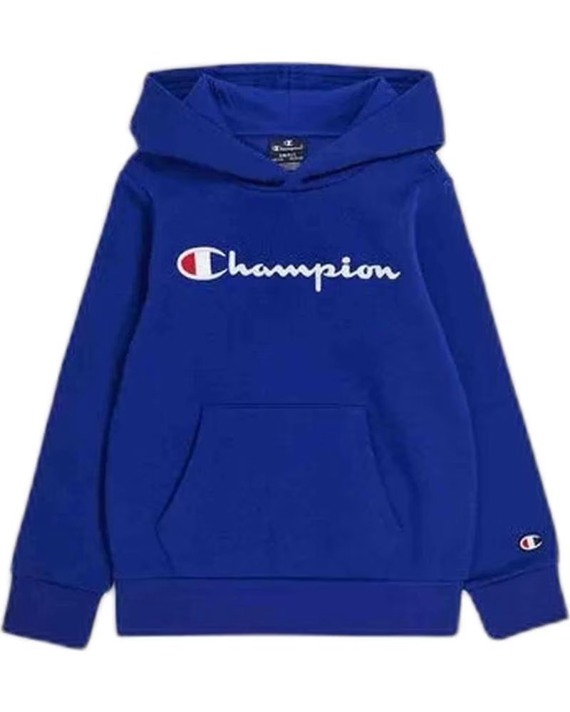 CHAMPION FELPA CON CAPPUCCIO CHAMPION PER BAMBINI AZUL