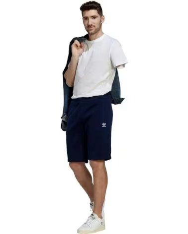 ADIDAS PANTALONCINO ADIDAS ESSENTIALS UOMO BLU NAVY AZUL