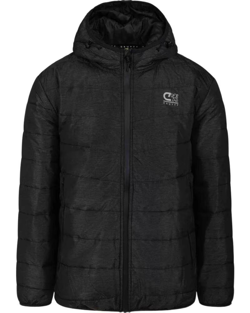 CRUYFF VESTE CRUYFF NOIR REMBOURRÉE À CAPUCHE POUR HOMME NEGRO