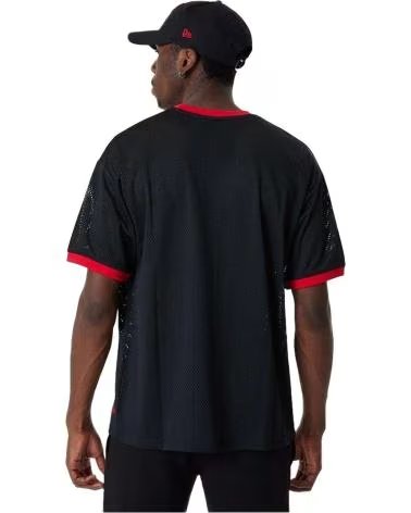 NEW ERA NEW ERA CHICAGO BULLS MEN´S BLACK SHORT SLEEVE T-SHIRT NEGRO