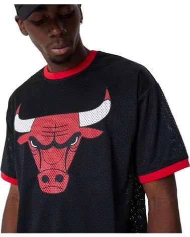 NEW ERA NEW ERA CHICAGO BULLS MEN´S BLACK SHORT SLEEVE T-SHIRT NEGRO