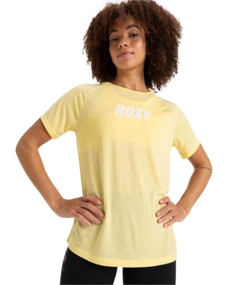 ROXY ROXY EVERYDAY FLOW TEE FOR WOMEN AMARILLO