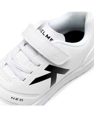 KELME SCARPE SPORTIVE KELME PER BAMBINI BIANCHE CON CHIUSURA IN VELCRO BLANCO
