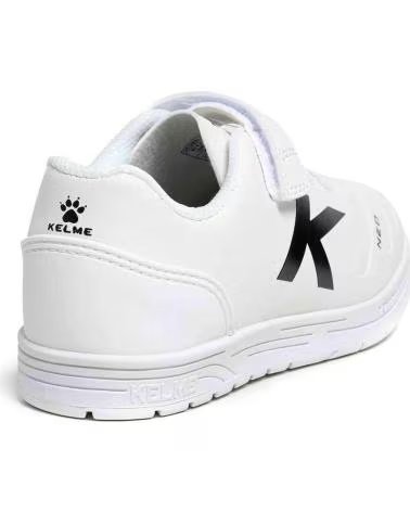 KELME SCARPE SPORTIVE KELME PER BAMBINI BIANCHE CON CHIUSURA IN VELCRO BLANCO