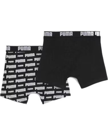 PUMA CONFEZIONE DA 2 BOXER PUMA PER BAMBINI NEGRO