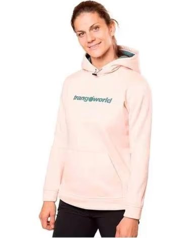 TRANGOWORLD SUDADERA CON CAPUCHA TRANGOWORLD PARA MUJER ROSA