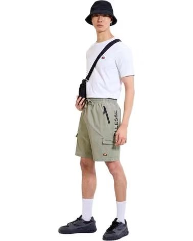 ELLESSE PANTALONES HOMBRE MODELO GAIANO CARGO SHORT COLOR VERDE KHAK KHAKI