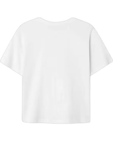 NAME IT KURZARM-T-SHIRT FÜR MÄDCHEN MIT HERZ BLANCO
