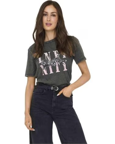 ONLY CAMISETA MANGA CORTA ESTAMPADO ROCK STAR NEGRO 865298