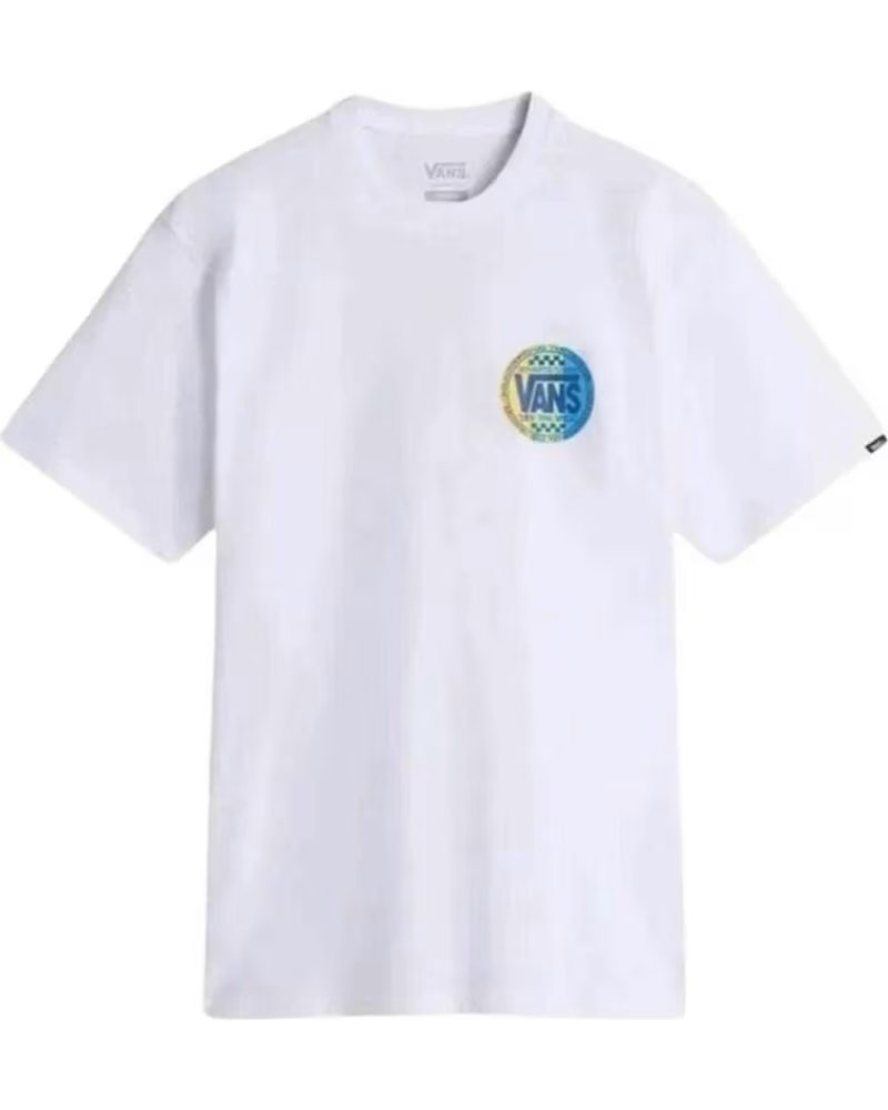 VANS OFF THE WALL CAMISETA DE MANGA CORTA VANS 660303200010 EN BLANCO PARA UNISEX WHITE