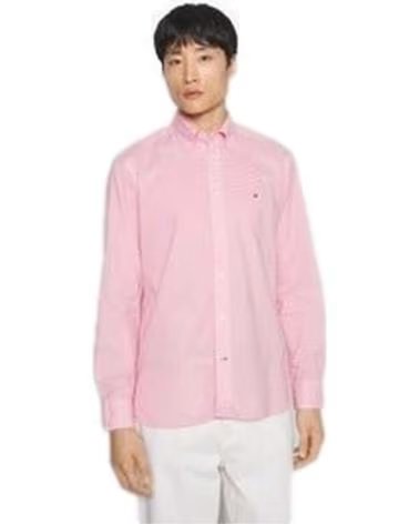 TOMMY HILFIGER TOMMY HILFIGER LANGARMHEMD FÜR HERREN IN ROSA ROSA