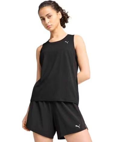 PUMA CANOTTA PUMA RUN FAVORITE DA DONNA NEGRO