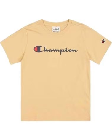CHAMPION CAMISETA DE MANGA CORTA 306879-MS091 EN PARA NINOS AMARILLO
