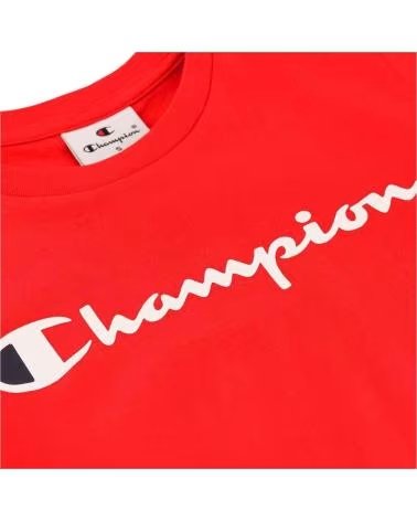 CHAMPION CAMISETA DE MANGA CORTA EN PARA NINOS ROJO