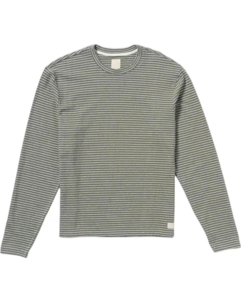 RVCA MAGLIETTA A MANICHE LUNGHE RVCA DA UOMO VERDE