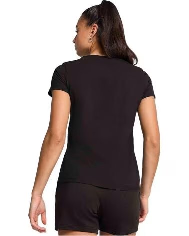 PUMA CAMISETA DE MANGA CORTA EN PARA MUJER NEGRO