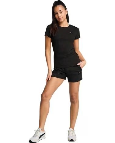 PUMA CAMISETA DE MANGA CORTA EN PARA MUJER NEGRO