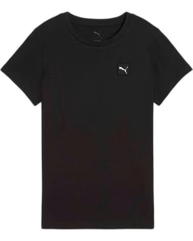 PUMA CAMISETA DE MANGA CORTA EN PARA MUJER NEGRO