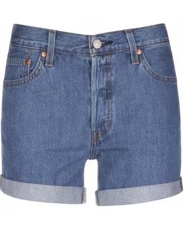 LEVIS PANTALON CORTO 29961-0021 EN AZUL PARA MUJER