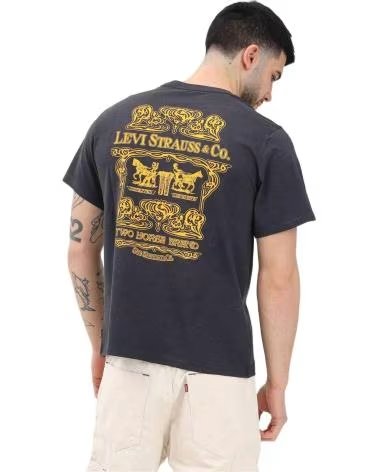 LEVIS CAMISETA DE MANGA CORTA PARA HOMBRE GRIS