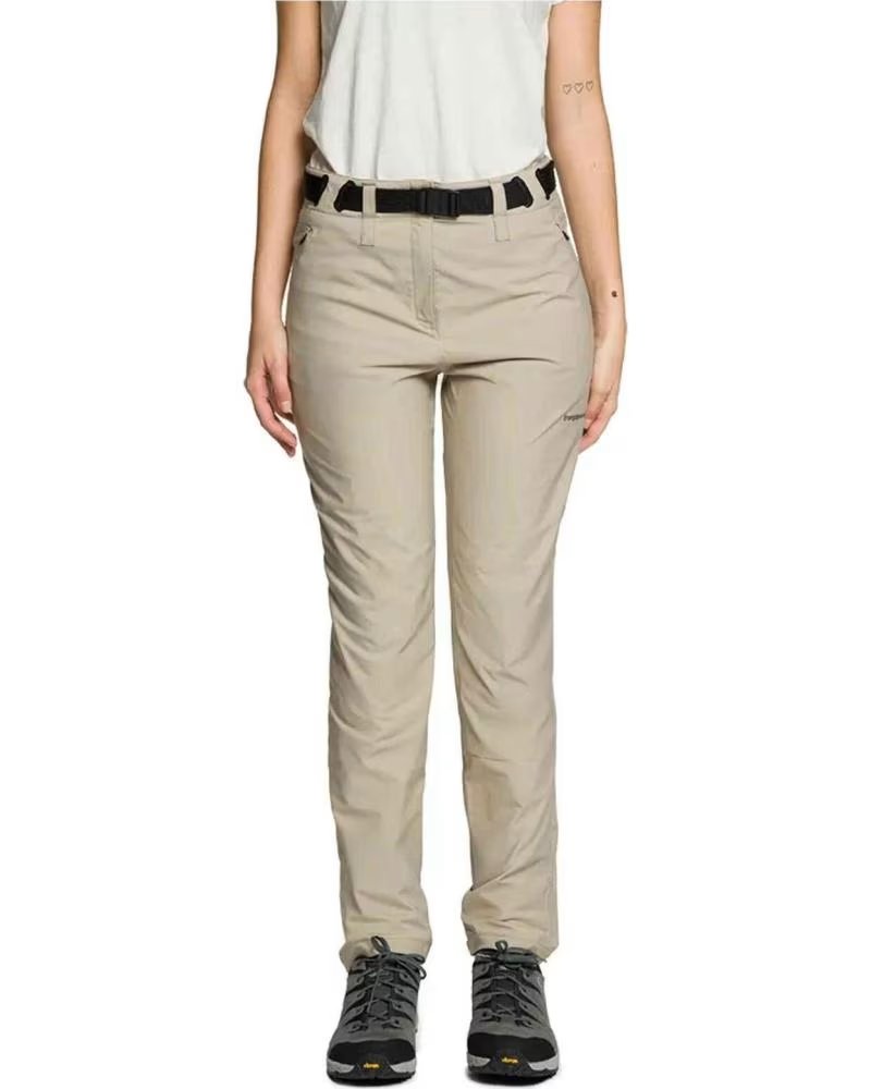 TRANGOWORLD PANTALON LARGO PC010347-150 EN PARA MUJER BEIGE