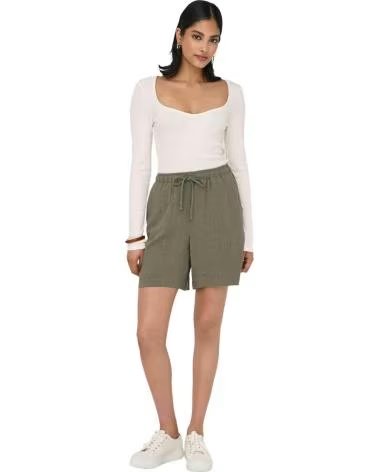 ONLY PANTALON CORTO 15333032 EN PARA MUJER VERDE