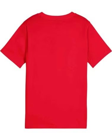 PUMA CAMISETA PUMA CON LOGO ESTAMPADO ROJO
