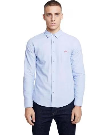 LEVIS CAMISA LEVIS PARA HOMBRE DE MANGA LARGA AZUL AZUL