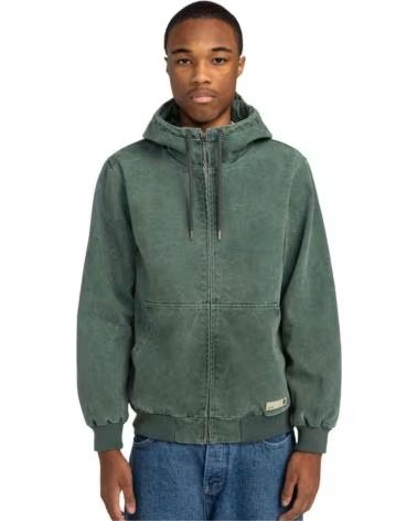 ELEMENT ELEMENT VESTE À CAPUCHE VERTE POUR HOMME VERDE