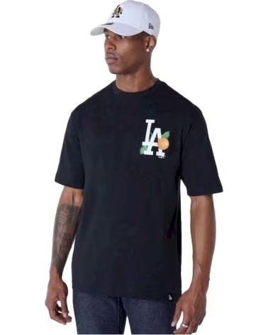 NEW ERA NEW ERA MEN´S BLACK SHORT SLEEVE LOS ANGELES DODGERS FLORAL T-SHIRT NEGRO