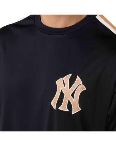 NEW ERA NEW ERA MLB NEW YORK YANKEES BLACK SHORT SLEEVE T-SHIRT FOR MEN NEGRO