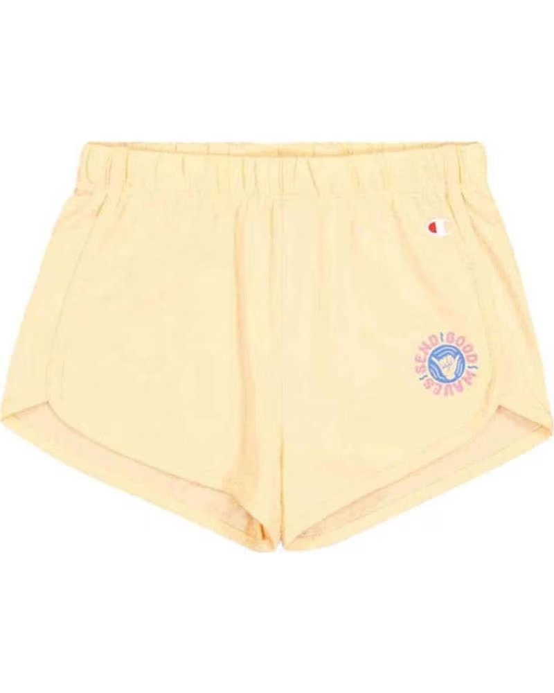 CHAMPION PANTALONCINO CHAMPION GIALLO BAMBINA AMARILLO