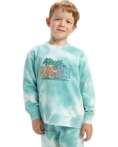 Scarpe per Bambina e Bambino QUIKSILVER FELPA QUIKSILVER TIE DYE CREW AZUL