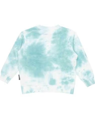 girl and boy shoes QUIKSILVER QUIKSILVER TIE DYE CREW SWEATSHIRT AZUL