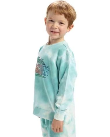 girl and boy shoes QUIKSILVER QUIKSILVER TIE DYE CREW SWEATSHIRT AZUL