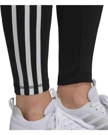 ADIDAS CALÇA LEGGING ADIDAS 3 LISTRAS FEMININA NEGRO