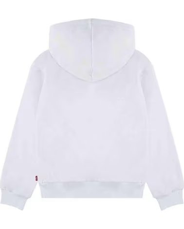 LEVIS FELPA CON CAPPUCCIO UNISEX LEVIS PER BAMBINI BLANCO