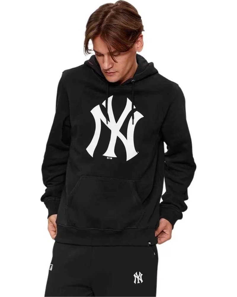 47 BRAND 47 BRAND NEW YORK YANKEES BLACK HOODIE FOR MEN NEGRO