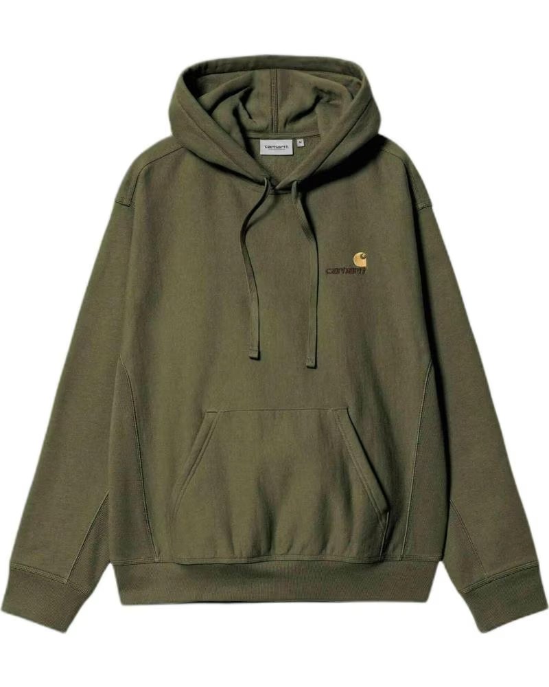 CARHARTT WIP FELPA CON CAPPUCCIO CARHARTT WIP DA UOMO VERDE