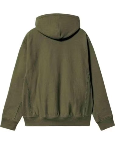 CARHARTT WIP FELPA CON CAPPUCCIO CARHARTT WIP DA UOMO VERDE