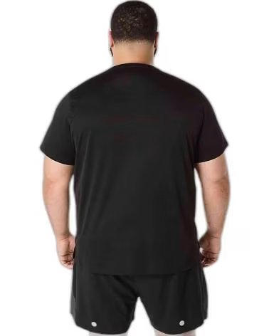 ASICS T-SHIRT A MANICHE CORTE ASICS DA UOMO NEGRO