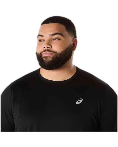 ASICS T-SHIRT A MANICHE CORTE ASICS DA UOMO NEGRO