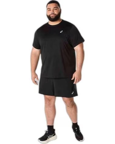 ASICS T-SHIRT A MANICHE CORTE ASICS DA UOMO NEGRO