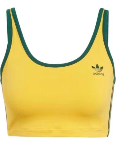 ADIDAS ADIDAS 3S BRA WOMEN´S SPORTS TOP AMARILLO