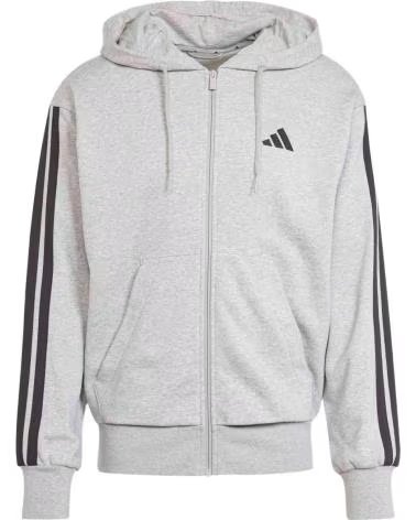 ADIDAS CHAQUETAS HOMBRE MODELO M 3S FT FZ HD COLOR GRIS GREBLK