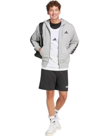 ADIDAS CHAQUETAS HOMBRE MODELO M 3S FT FZ HD COLOR GRIS GREBLK